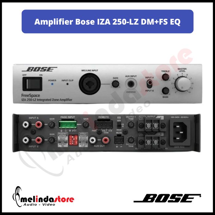 Amplifier Bose IZA 250-LZ DM+FS EQ | Bose Freespace Amplifier